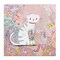 Stupell Industries White Kitten with Stripes Sitting Canvas, design by Clare Tupper
